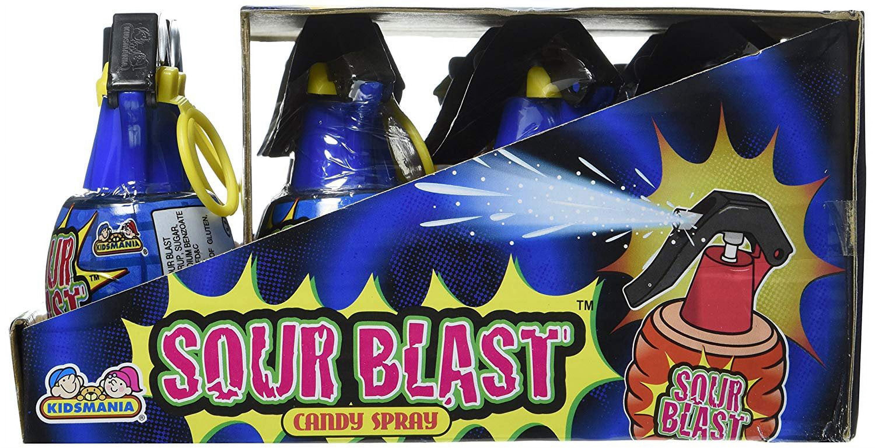 Kidsmania Sour Blast Candy Spray Grenades 12 Count