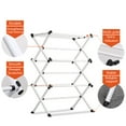 thumbnail image 6 of Expandable Clothes Drying Rack, Household Foldable & Collapsible Laundry Drying Racks for Clothes, Durable Space-Saving Laundry & Towel Rack, Indoor Outdoor Use, Suit Sweaters, Blouses & More, White, 6 of 7