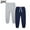 Gray, variant on Boys Jogging Pants Size 5T-14 Elastic Waist Athletic Joggers for Running Sports Outdoor School Uniform 2 Pack Gray