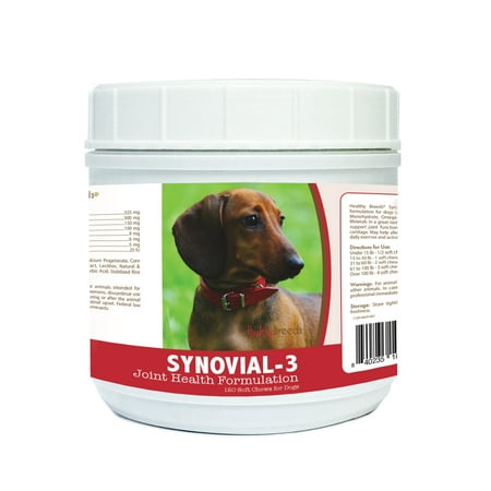 UPC: 0840235105817 | Healthy Breeds Synovial-3 Joint Health Formulation Soft Chews for Dachshund  120 Count