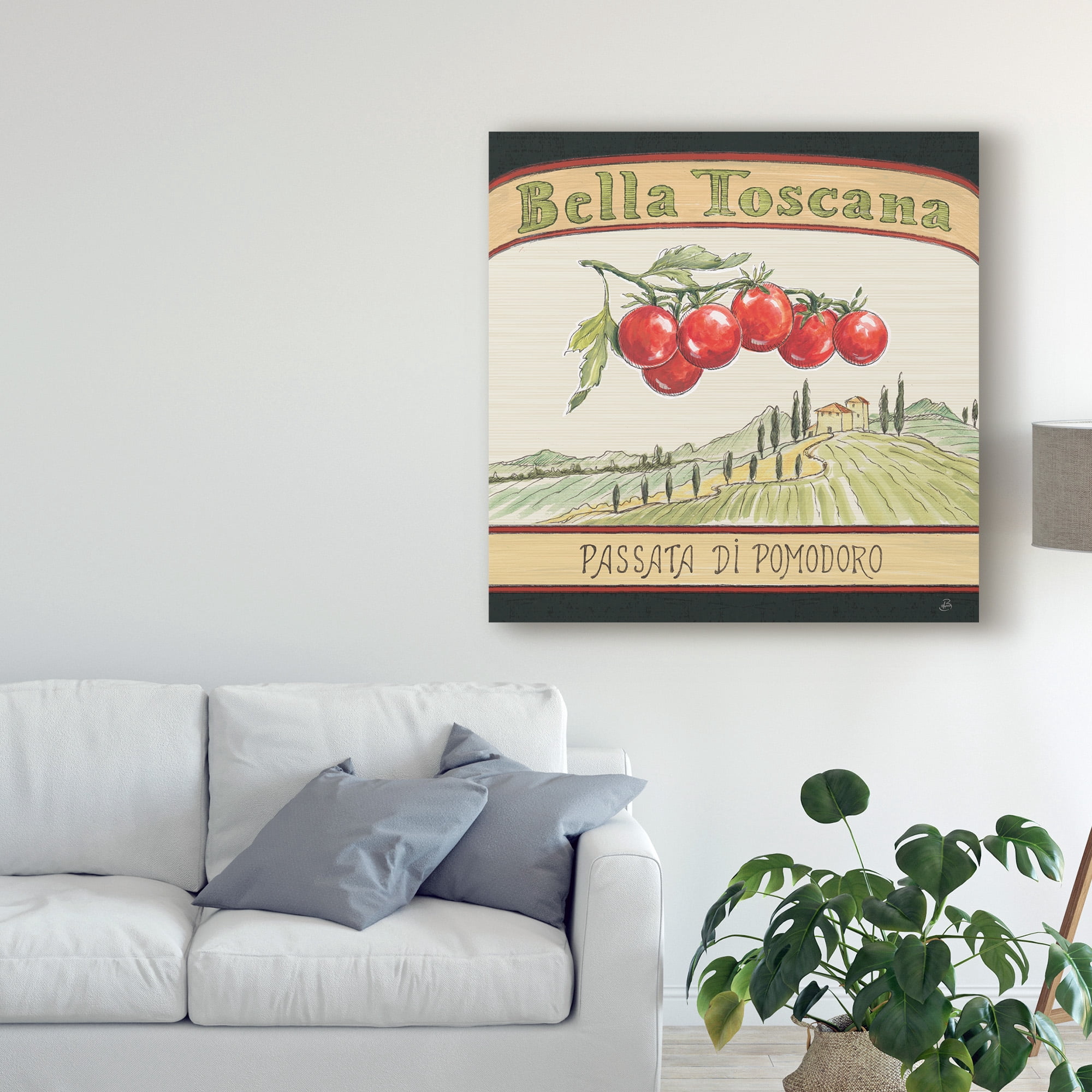Trademark Fine Art 'Tuscan Flavor V' Canvas Art by Daphne Brissonnet