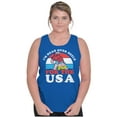 thumbnail image 4 of Retro Cartoon Head Over Heels for USA Tank Top T Shirts Men Women Brisco Brands X, 4 of 6