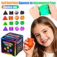 thumbnail image 4 of Cubes PolySquish Discovery Series – Squishy Collectible Geometric Toy – Mystery Sensory Fidget for Stress Relief, STEM Learning & Tactile Play – 16 to Collect with Rare Variants, 4 of 8