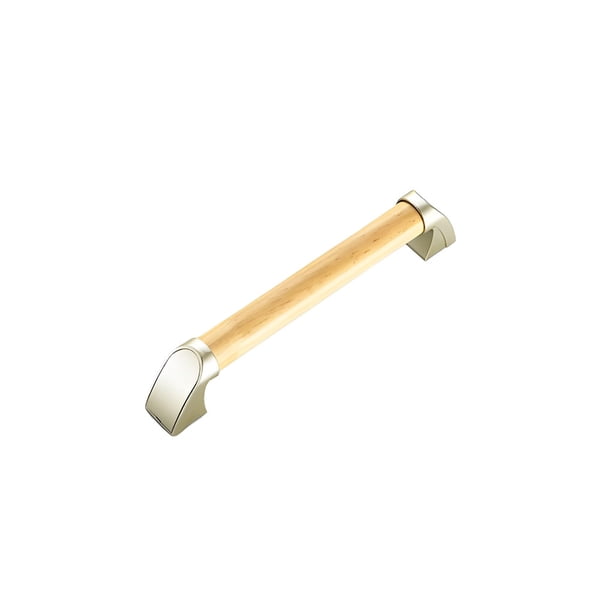 Yuarrent Pasamanos de maciza con empuñadura pulida, equipo de montaje, barra de agarre antideslizante, suministros de hardware para Cocina y Comedor 34cm Yuarrent HA080815-01B