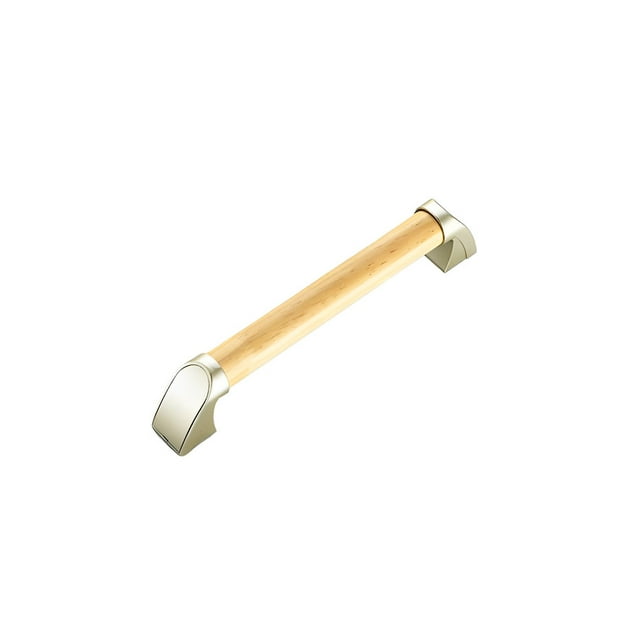Ounissouiy Pasamanos de maciza con empuñadura pulida, equipo de montaje, barra de agarre antideslizante, suministros de hardware para Cocina y Comedor 34cm