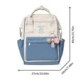 thumbnail image 1 of Birdeem Versatile Large Capacity Junior High School Student Backpack Color Matching Foolproof Backpack New Student Backpack for the Start of the School Season, 1 of 12