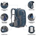 thumbnail image 3 of Mochila de senderismo Maelstrom 40 l impermeable azul, 3 of 5