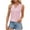 Pink, variant on UYISJ Women's Tank Tops Sleeveless Lace V Neck Eyelet Cami Shirts Summer Flowy Casual Trendy Blouse