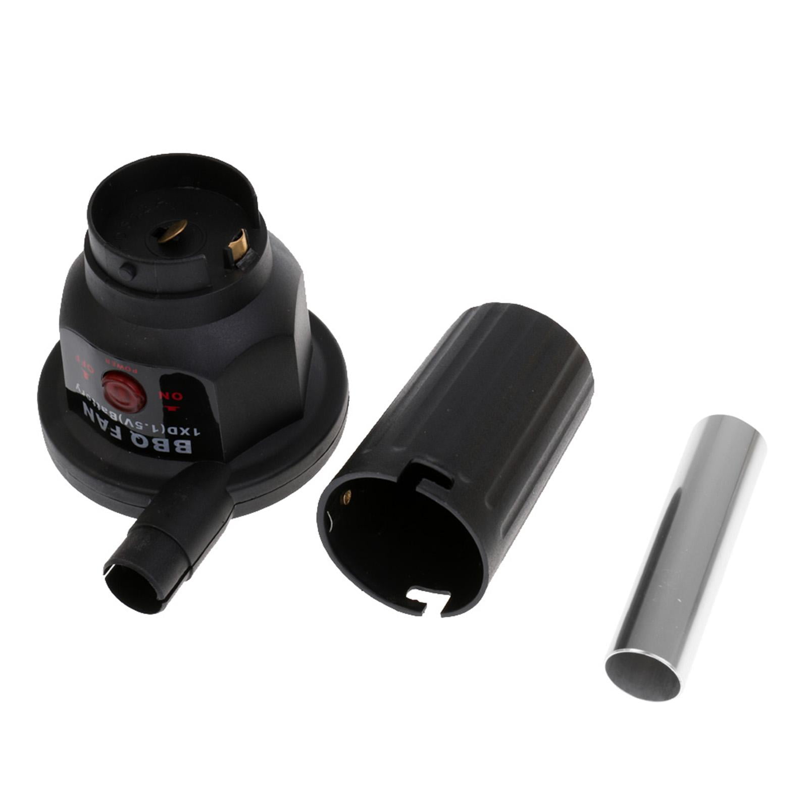 Nishiyuenyi 2 Pieces Electric BBQ Air Blower Fan For Charcoal Grill BBQ Campfire Fireplace