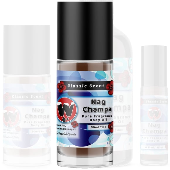 Aceite Perfumado WagsMarket Nag Champa 10 mL a 120 mL
