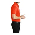 thumbnail image 3 of Mafoose Men's Moisture-Wicking Silk Touch Performance Short Sleeve Polo Shirt Neon Orange XS, 3 of 4