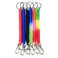 thumbnail image 1 of Paquete de 6 llaveros de seguridad con cordón elástico, flexibles, coloridos, a prueba de robos, con clip, color aleatorio, 1 of 5