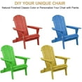 thumbnail image 7 of VINGLI Fir Wood Adirondack Chairs, Teak Color, 7 of 7