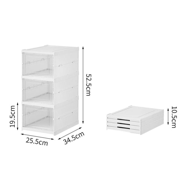 Organizador de Zapatos Sin Instalación Portátil con Puerta,para Zapatos hasta Talla 46