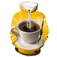 thumbnail image 3 of Sudadera con capucha con estampado 3D de taza de café para hombre, sudadera con capucha de gran tamaño con gráficos, nuevo diseño, sudadera transpirable, abrigo de manga larga, 3 of 4
