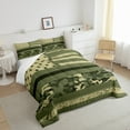 thumbnail image 4 of Military Theme Bedding American Flag Comforter Set Teenagers, Camouflage Stars and Stripes Design Bedding Comforter Sets Army Camo Vintage Theme Duvet Insert Twin 2Pcs Gift, 4 of 6