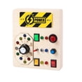 thumbnail image 1 of Vogacara Wood Fun Educational Toddler Busy Board - Juguete de aprendizaje interactivo para niños pequeños Aprendizaje de material didáctico Juguetes Educativos, 1 of 6