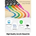 thumbnail image 5 of 24 Colors Acrylic Paint Markers with 12 Dual-Color Brush Tips, Double Tips Acrylic Paint Pens for Rocks, Eggs, Wood, Rock, Canvas, Plastic, Glass, Ceramic, 5 of 6