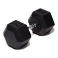 thumbnail image 1 of Mancuerna Hexagonal 80 Lb con Revestimiento en Goma MDFitness Pesa, Dumbbell MDFitness Hexagonal Recubierta, 1 of 7