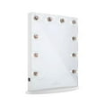 thumbnail image 1 of IMPRESSIONS Hollywood Glow Vanity Mirror with 10 Clear LED Bulbs, Vanity Dressing Mirror with Standing Base and Power Outlet, 1 of 4