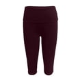 thumbnail image 4 of Gunia Capri Pants For Women Casual Pure Color Slim Fit Capri Leggings Pants Summer Pants, 4 of 6