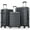 Black, variant on Vebreda 3 Piece Hardshell Luggage Set with TSA Lock, YKK Zippers, Spinner Wheels, Lightweight PC+ABS Suitcases (20”/24”/28”)