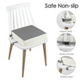 thumbnail image 2 of Asiento elevador CAVWVTYU PU impermeable para mesa de comedor gris, 2 of 6