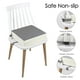 thumbnail image 2 of Asiento elevador CAVWVTYU PU impermeable para mesa de comedor gris, 2 of 6