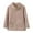 Beige, variant on Coerni Toddler Boys Girls Fleece Jacket Zip Up Mandarin Collar Long Sleeve Sweatshirt Furry Warm Coat Fall Spring Trendy Soft Outerwear