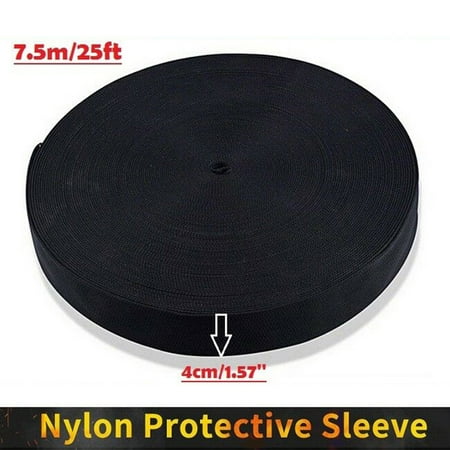 

RANMEI 25FT Nylon Protective Sleeve Sheath Cable Cover Welding Tig Torch Hydraulic Hose