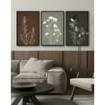 thumbnail image 5 of Flower Wall Art Vintage Floral Minimalist Wall Hanging Decor 16x24in3pcs Large Farmhouse Colorful Botanical Prints Artwork for Bedroom Living Room Hallway Black Framed, 5 of 8