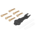 thumbnail image 3 of LYUMO 6 Guitar Bridge Pin Bovine Bone String Nut Nail For Guitar Smooth And Seamles, 3 of 8