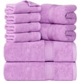 thumbnail image 3 of Towel Set 600 GSM 8Pc - 2 Bath Towels 2 Hand Towels 4 Washcloths Utopia Towels, 3 of 12