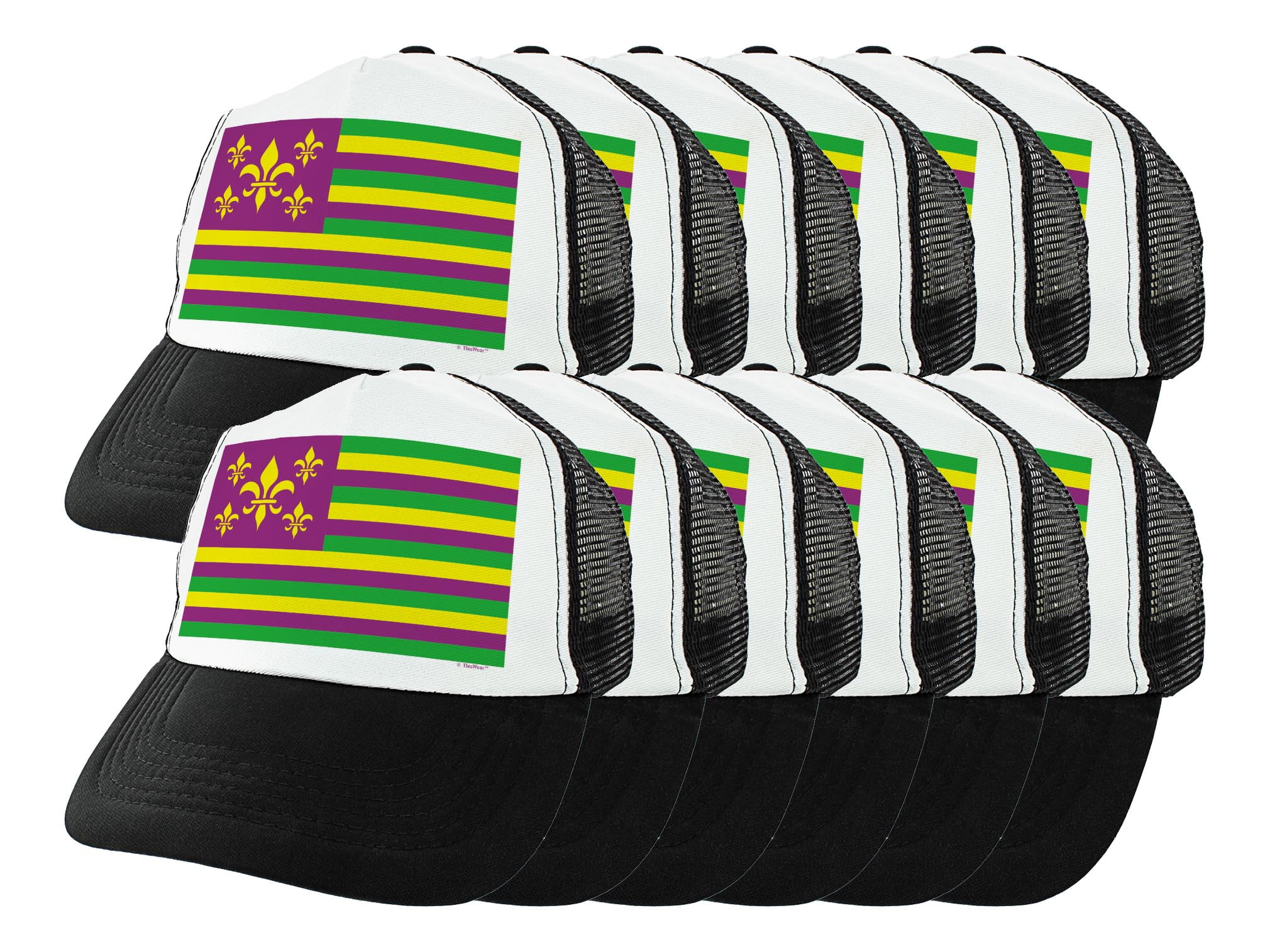 Mardi Gras Trucker Hats