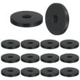 thumbnail image 1 of 14 Pcs Espaciador de Goma Multiusos, 12mm ODx50mm IDx10 mm Grosor Aislamiento Antivibración para Hogar y Autos (Negro), 1 of 7
