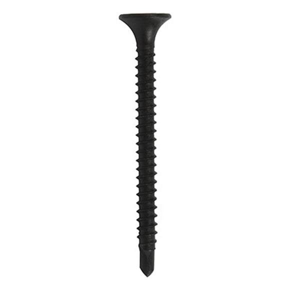 50 tornillos para tablaroca 6 x 1 5/8 pulgadas negro