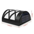 thumbnail image 3 of FONDOTIN 2Pcs Solar Energy LED Fence Lamp Black with High Efficiency Solar Panel, 3 of 6