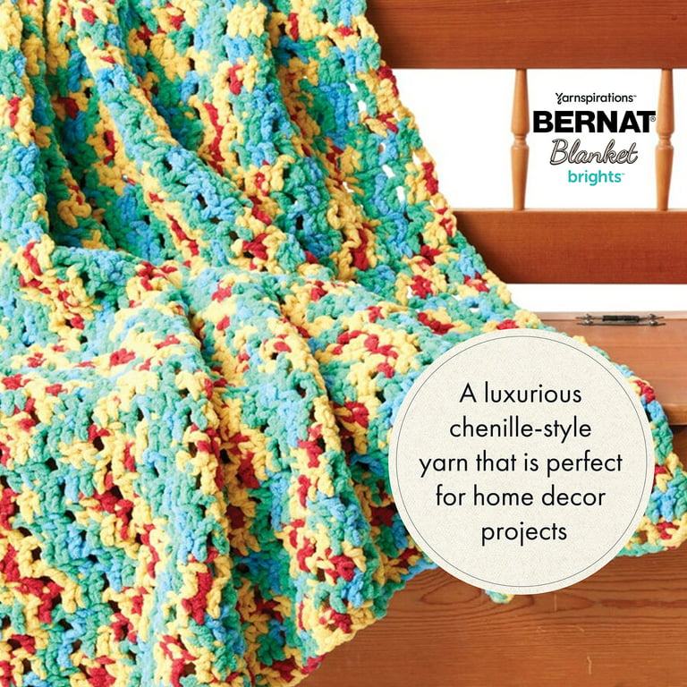 Bernat Blanket Navy Yarn - 3 Pack of 150g/5.3oz - Polyester - 6 Super Bulky - 108 Yards - Knitting/Crochet
