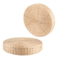 thumbnail image 1 of TOPINCN Japanese Cushion Environmentally Friendly Breathable Padded Round Stool Tatami, 1 of 8