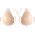 thumbnail image 1 of XL-Adhesive Strapless Silicone Bra, Invisible Backless Bra Push up Bra Backless Wedding Nipple Cover Women Reusable, 1 of 5