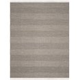 thumbnail image 2 of Safavieh Montauk Collection MTK330N Handmade Tassel Cotton Area Rug, 10' x 14', Ivory / Anthracite, 2 of 4