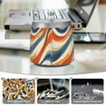 thumbnail image 6 of Yayeee Ashtray with Lid for Cigarette Smokeless Stainless Steel Home Ash Holder, Beige Abstract Wavy, 6 of 7