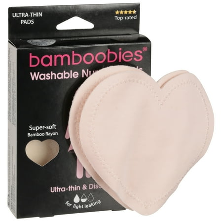 Bamboobies® Ultra-Thin & Discreet Washable Nursing Pads 4 ct Box