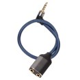 thumbnail image 4 of Cable de División de Micrófono de Auriculares, Diseño Compacto de Cable de Extensión de Audio 1 Macho A 2 Femenino de 3.5 mm Profesional De 90 de Puerto de 90 PARA, 4 of 7