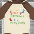 thumbnail image 4 of Inktastic Dj Like Daddy Boys or Girls Long Sleeve Baby Bodysuit, 4 of 5