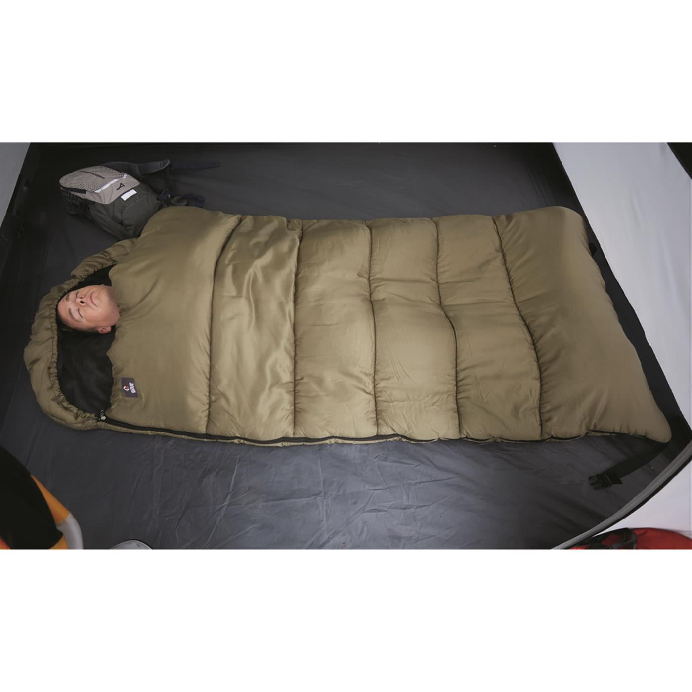 Guide Gear Fleece Lined Sleeping Bag, -15°F