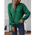 thumbnail image 5 of MESSUEN Pull Over Sweaters Womens Baggy Sweater Winter Sweaters for Women Winter Sweaters for Women Sweaters Ladies Sweaters Womens Fall Shirts Green L, 5 of 7
