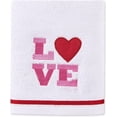 thumbnail image 2 of Martha Stewart Collection Hearts Embroidered Hand Towel, White Comb Hand Towels “16×28”, 2 of 3