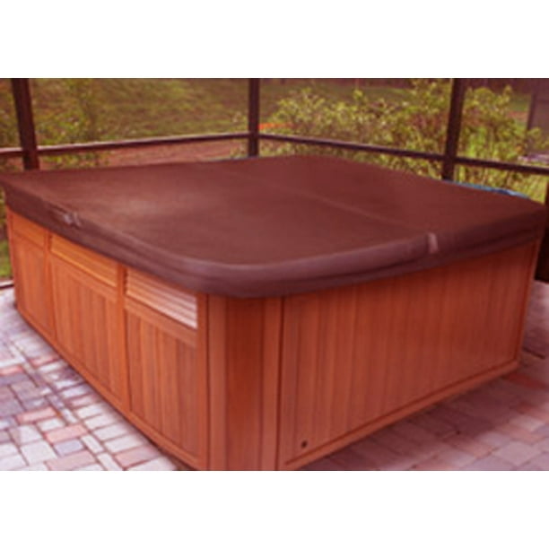 84 x 84 Inch Replacement Spa Cover and Hot Tub Cover Brown Walmart