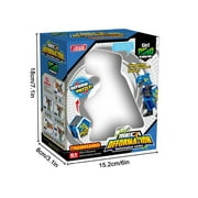Meggemo Transformable Dinosaur RC Robot Toy - Puzzle Deformation Design, Perfect for Creative Play & Holiday Gifting for All Ages